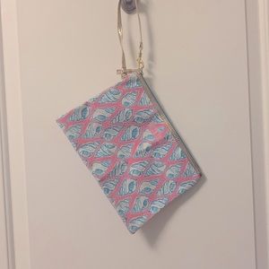 Lilly Pulitzer waterproof wet swimsuit pouch or medium sized makeup bag